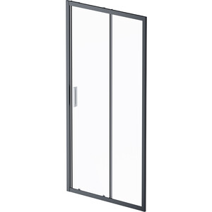 Душевая дверь Am.Pm Gem 100х195 прозрачная, черная матовая (W90G-100-1-195BT)