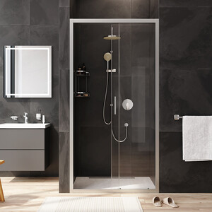 Душевая дверь Am.Pm Gem 100х195 прозрачная, матовый хром (W90G-100-1-195MT)