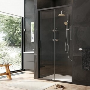 Душевая дверь Am.Pm Gem 110х195 прозрачная, черная матовая (W90G-110-1-195BT)