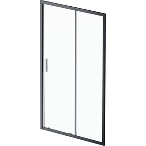 Душевая дверь Am.Pm Gem 120х195 прозрачная, черная матовая (W90G-120-1-195BT)