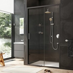 Душевая дверь Am.Pm Gem 120х195 прозрачная, черная матовая (W90G-120-1-195BT)