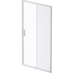 Душевая дверь Am.Pm Gem 110х195 прозрачная/матовая, матовый хром (W90G-110-1-195MM)