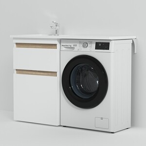 Тумба под раковину Am.Pm X-Joy 60 с 2 ящиками, белый глянец (M85AFSX0602WG)