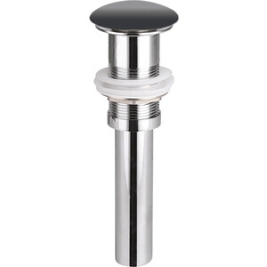 Донный клапан Ceramicanova Click-clack с керамической накладкой, темный антрацит (CN2000MDH)