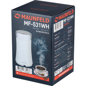 Кофемолка MAUNFELD MF-531WH