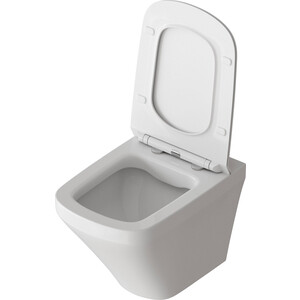 Унитаз подвесной Grossman с тонким сиденьем микролифт (GR-4440S)