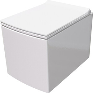 Унитаз подвесной Grossman с тонким сиденьем микролифт (GR-4460S)