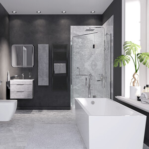 Акриловая ванна Grossman 180х80 отдельностоящая (GR-2021)