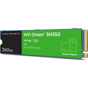 Накопитель SSD Western Digital (WD) Original PCI-E x4 240Gb WDS240G2G0C Green SN350 M.2 2280 (WDS240G2G0C)