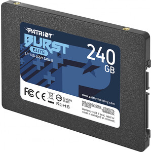 Накопитель PATRIOT SATA III 240Gb PBE240GS25SSDR Burst Elite 2.5" (PBE240GS25SSDR)