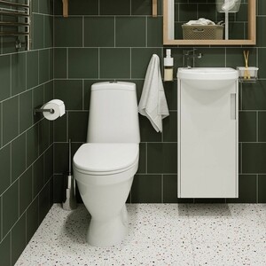 Унитаз-компакт Sanita Лада Стандарт с сиденьем (WC.CC/Lada/1-P/WHT.G/S1)