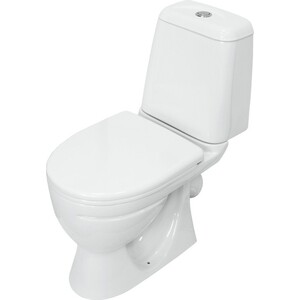Унитаз-компакт Sanita Идеал Эконом c сиденьем (WC.CC/Ideal/1-P/WHT.G/S1)