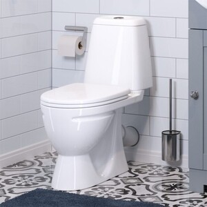 Унитаз-компакт Sanita Идеал Эконом c сиденьем (WC.CC/Ideal/1-P/WHT.G/S1)