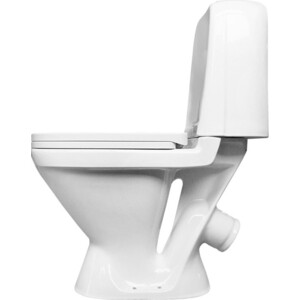 Унитаз-компакт Sanita Самарский Стандарт с сиденьем (WC.CC/Samarsky/1-P/WHT.G/S1)