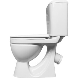 Унитаз-компакт Sanita Стандарт Эконом c сиденьем (WC.CC/Standart/1-P/WHT.G/S1)