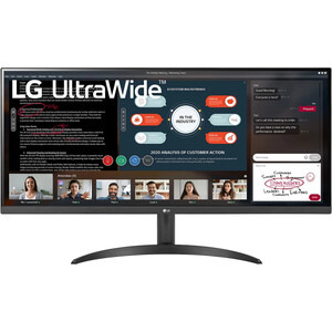 Монитор LG 34" 34WP500-B IPS LED, 2560x1080, 5ms, 300cd/m2, 1000:1 (Mega DCR), 178°/178°, 2*HDMI, 75Hz, AMD FreeSync, HDR10, T (34WP500-B)