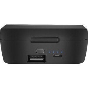 Беспроводная гарнитура Defender Беспроводная Twins 639 черный, TWS, PB, Bluetooth (63639)