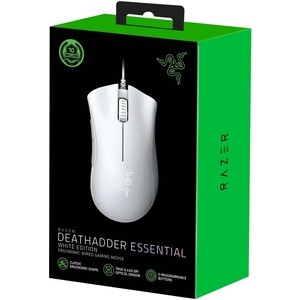 Мышь Razer DeathAdder Essential - White Ed. Gaming Mouse 5btn (RZ01-03850200-R3M1)