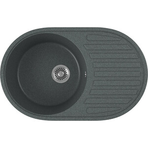 Кухонная мойка GreenStone GRS-18-343 антрацит