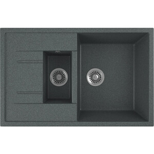 Кухонная мойка GreenStone GRS-21K-343 антрацит