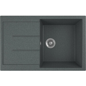 Кухонная мойка GreenStone GRS-25-343 антрацит