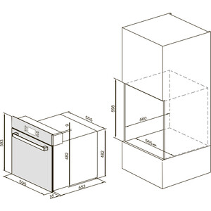 Электрический духовой шкаф ZUGEL ZO А2710 B