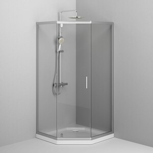Душевой уголок Am.Pm Gem 90х90 левый (W90G-405-090MT)