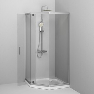 Душевой уголок Am.Pm Gem 90х90 левый (W90G-405-090MT)