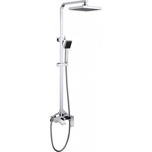 Душевая система Abber Wasserfall с изливом, хром (AF8616)