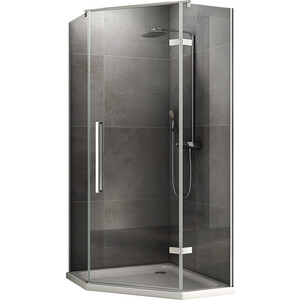 Душевой уголок Abber Ewiges Wasser 100х100 прозрачный, хром (AG05100)