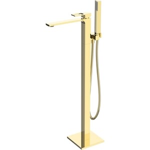 Смеситель для ванны BelBagno Luce напольный, золото (LUC-FMT-ORO)