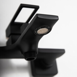 Смеситель для ванны BelBagno Luce черный матовый (LUC-VAS-NERO)