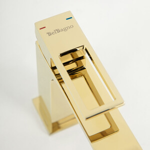 Смеситель для раковины BelBagno Luce золото (LUC-LVM-ORO)