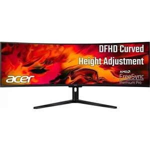 монитор Acer 49" Nitro EI491CRSbmiiiphx, VA, 32:9, 1800R Curved , 3840x1080, ,4ms, 178°/178°, 400nits, 1xHDMI(2.0 (UM.SE1EE.S01)