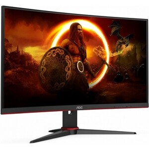 монитор AOC 27" C27G2ZE Curved 1920x1080 240Гц VA WLED 16:9 0,5ms 2*HDMI DP 3000:1 80M:1 178/178 300cd Tilt Black/Red (C27G2ZE/BK)