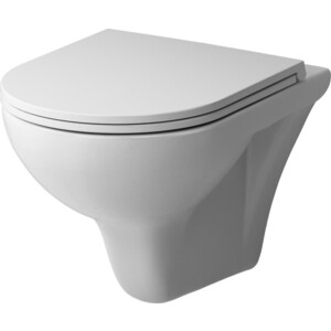 Унитаз подвесной безободковый Am.Pm Gem с сиденьем микролифт (C901700SC)