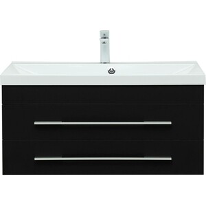 Тумба под раковину Aquanet Верона 90 черный матовый (272429)