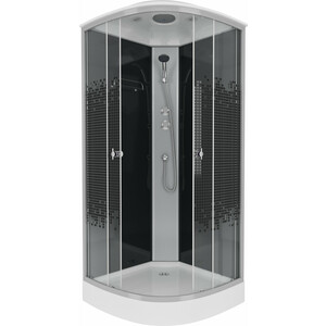 Душевая кабина Niagara NG-4502-14 BLACK 100х100х215