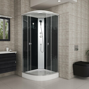 Душевая кабина Niagara NG-4502-14 BLACK 100х100х215