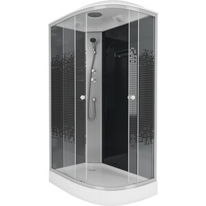 Душевая кабина Niagara NG-4512-14L BLACK 120х80х215 левая