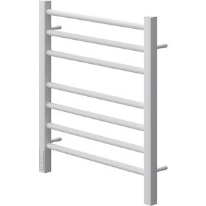 Полотенцесушитель электрический Point П7 500x600 диммер слева, белый (PN70756W)