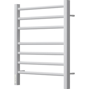 Полотенцесушитель электрический Point П7 500x600 диммер слева, белый (PN70756W)