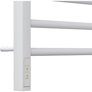 Полотенцесушитель электрический Point П7 500x600 диммер слева, белый (PN70756W)