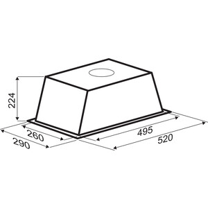 Вытяжка встраиваемая Zigmund & Shtain K 012.5 W