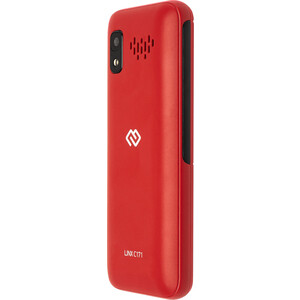 Мобильный телефон Digma C171 Linx 32Mb красный моноблок 2Sim 1.77" 128x160 0.08Mpix GSM900/1800 FM microSD max16Gb