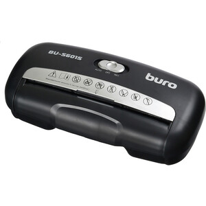 Шредер Buro Home BU-S601S (секр.Р-1) ленты 6лист. 10лтр. пл.карты