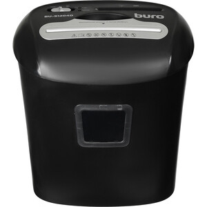Шредер Buro Office BU-S1204D (секр. P-4) фрагменты 12 лист. 21 лтр. пл.карты CD