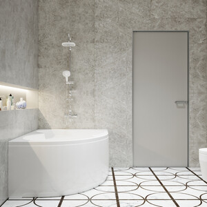 Акриловая ванна Triton Мари L 170x110 левая, с каркасом (Щ0000046123, Щ0000044533)