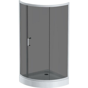 Душевой уголок Am.Pm Like 90x90 тонированный, матовый хром (W83G-315-090CG64)