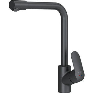 Смеситель для кухни Am.Pm Like с подключением фильтра, черный (F8005722)